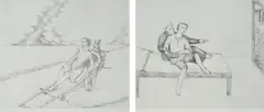 Two Works: Untitled by Vivienne Shark Lewitt, 1988, etching 18/40 (2), sold Mar 2014