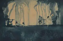 Sydney Long, Pan, 1916, etching