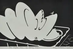 Eric Anchor Thake, An Opera House in Every Home, 1972, linocut
