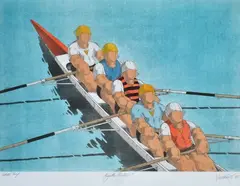 James Willebrant, Regatta Detail, 1983, etching A/P