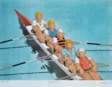 James Willebrant, Regatta Detail, 1983, etching A/P