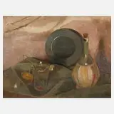 Hedwig Holtz-Sommer, Stillleben, Öl auf Karton