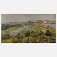Prof. Max Schwimmer, Sommerlandschaft, Öl auf Leinwand