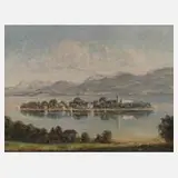 Louis Wöhner, "Frauen-Insel Chiemsee", Öl auf Leinwand