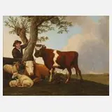 Elisabeth Wilhelmina van der Does, Hirtenlandschaft, 1836, Öl auf Leinwand