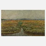 Walter Reinke, Moorlandschaft, Öl auf Leinwand