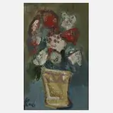 Giovanni Zardi, Blumenstillleben, Öl auf leinenkaschiertem Sperrholz