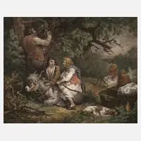 William Ward, Korkernte im Wald