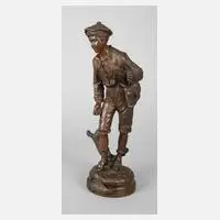 Charles Anfrie, "La Partie de Billes", Bronze
