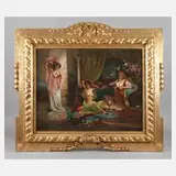 Hans Zatzka, Haremsszene, Öl auf Leinwand