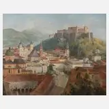 Emerich Bacher, Salzburg, Öl auf Leinwand