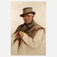 Carlo Nieper, Bildnis Paul von Hindenburg, Bleistiftzeichnung