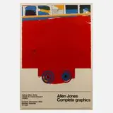 Allan Jones, Plakat "Complete graphics", Farbserigraphie