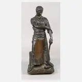 Karl Kretschmer, große Bronze Schmied
