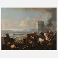 Reiterschlacht am Bosporus by Jacques Courtois, Temperament, offered Aug 2021