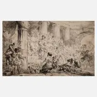 Bernhard Rode, Hiob im Glück, 1778, Radierung