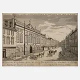 Georg Winckler, Guckkastenblatt London, Kupferstich