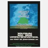 HA Schult, "Umwelt statt Unwelt", Farbsiebdruck