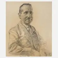 Franz Eichhorst, Der Verleger Riemann aus Teltow, 1929, Öl