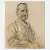 Franz Eichhorst, Der Verleger Riemann aus Teltow, 1929, Öl