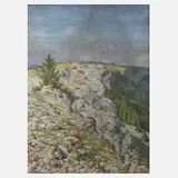Freiherr von Fohlern, Bei Gößweinstein, Aquarell