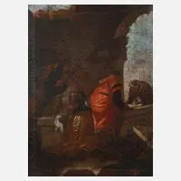 Grablegung Christi, Barock, Öl auf Leinwand