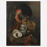 Joseph Haunstetter, Stillleben mit Muschel, Feder