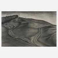 Prof. Alexander Kanoldt, "Hiddensee IV", Lithographie auf Japanpapier