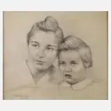 Rita Leichsenring, Mutter und Tochter, 1947