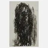 Prof. Max Uhlig, Kopf, Lithographie auf leichtem Karton