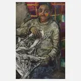 "Afrikanischer Student" by Fritz Fröhlich, Öl auf Leinwand, offered Feb 2022