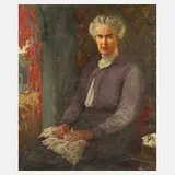 Hans Deiters, Bildnis Maria Nels, 1915, Öl auf Leinwand und Keilrahmen