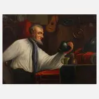 De Hoey, Der Antiquitätenliebhaber, Öl auf Leinwand
