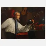 De Hoey, Der Antiquitätenliebhaber, Öl auf Leinwand