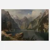 Johann Hering, "Königssee", Öl auf Leinwand
