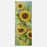 Christopher Sanders, Sonnenblumen, Öl auf Leinwand