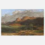 Rudolf Wolf, "Am Kochelsee", Ölbilder auf die konturierende Linie