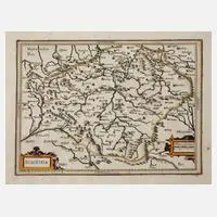 Matthäus Merian, Kupferstichkarte Böhmen, Kupferstich