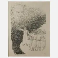 Fritz Cremer, Lenin, 1978, Lithographie