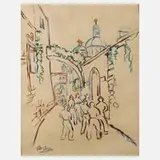 Richard T. Gaige, In Jerusalem, Aquarell