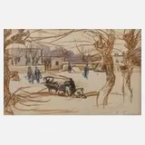 Winter am See by Leonid Romanovitch Sologub, offered Mar 2022