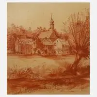 Käthe Mickwausch, "Steinfelskapelle bei Landau"