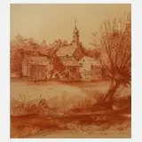 Käthe Mickwausch, "Steinfelskapelle bei Landau"