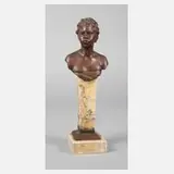 Paul Aichele, Büste eines Schwarzen, Bronze