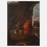 Grablegung Christi, Barock, Öl auf Leinwand