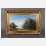 Therese Fuchs, Norwegische Fjordlandschaft, 1893, Öl auf Leinwand