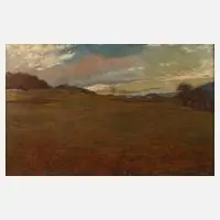 Georg Gerlach, Herbstlandschaft, Öl auf Leinwand
