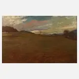 Georg Gerlach, Herbstlandschaft, Öl auf Leinwand