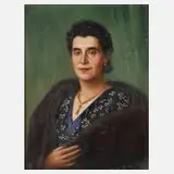Noulet, Herrschaftliches Damenbildnis, 1941, Öl auf Leinwand