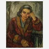 Prof. Maurice Vagh Weinmann, Damenportrait "Lili", Öl auf Leinwand